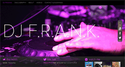 Desktop Screenshot of dj-frank.be