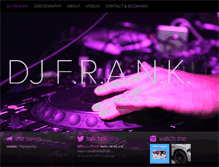 Tablet Screenshot of dj-frank.be